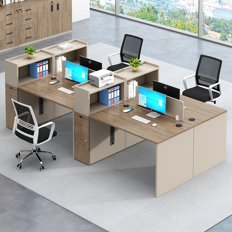 Office Tech Chair - Simple Staff , Desk And Chair