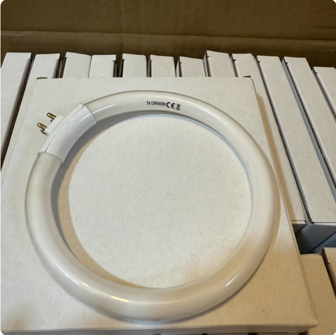 Ring Light Desk Small - 12W Fluorescent Ring Lamp 120mm T4