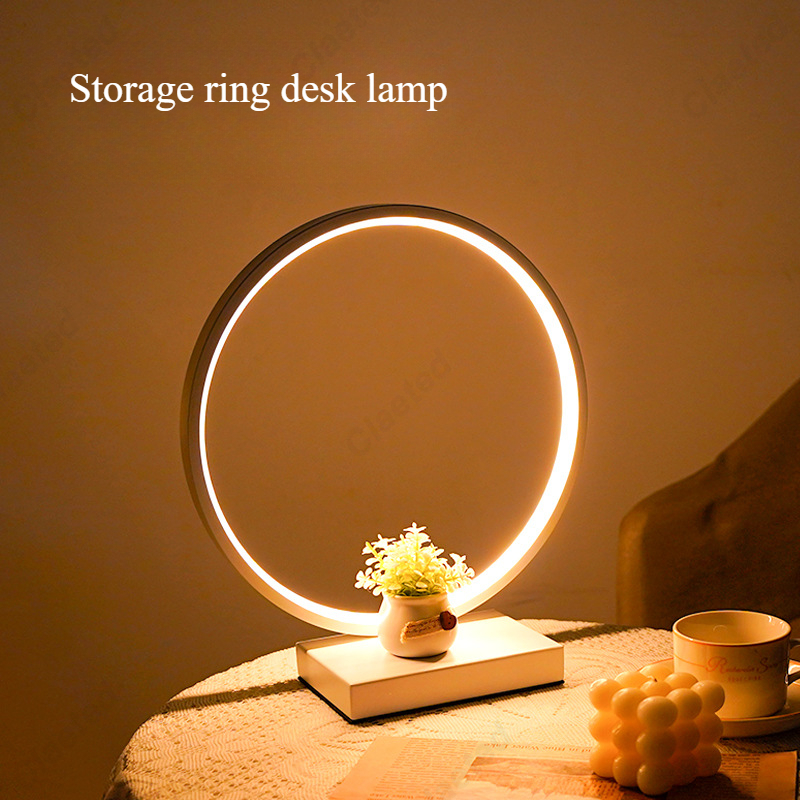 Ring Light Desk Small - Creative and Minimalist LED Storage Ring