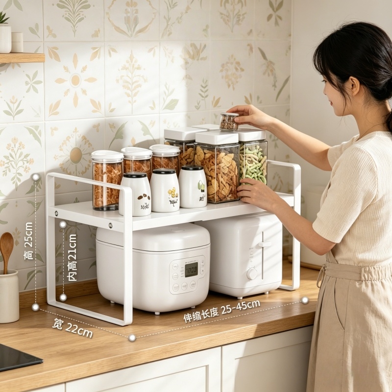 Server Rack Shelf - Home Household Space Saving Kitchen Cabinet