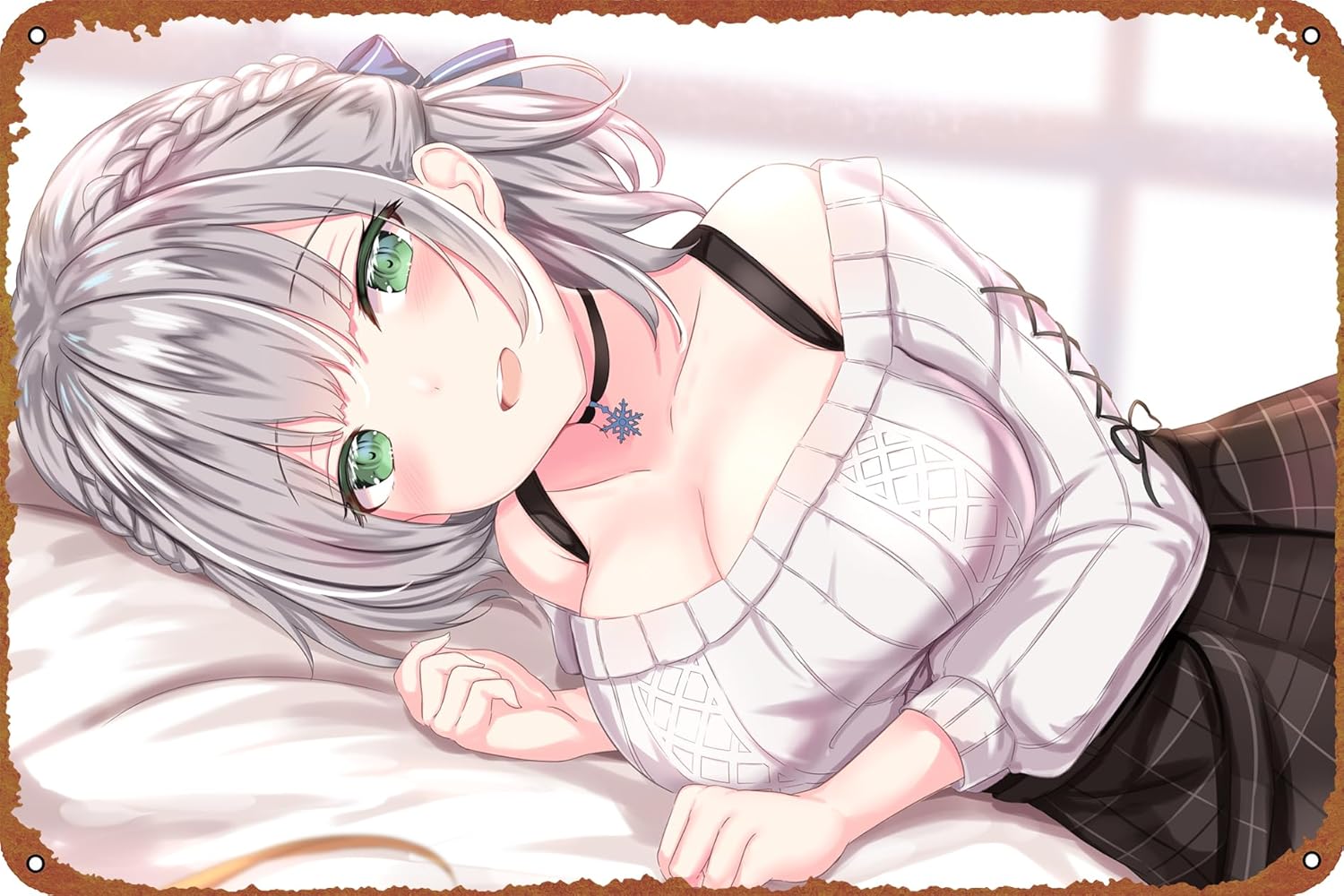 Skirt Green Eyes White Hair Vi - Office Youtuber incelemesi ve fiyatı