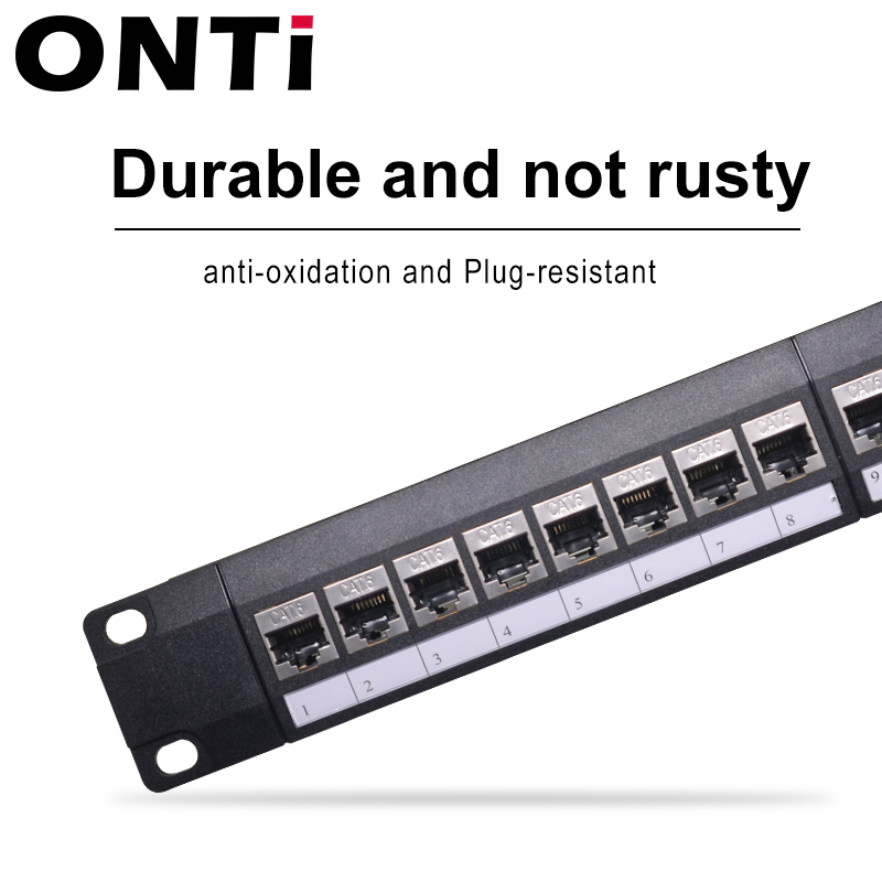 ONTi 19in 1U Rack 24 Port CAT6 - Patch Panel Cat6 incelemesi ve fiyatı