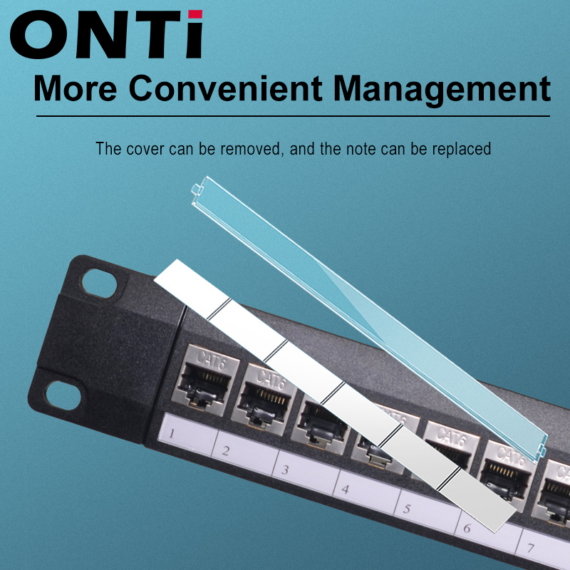 ONTi 19in 1U Rack 24 Port CAT6 - Patch Panel Cat6 incelemesi ve fiyatı