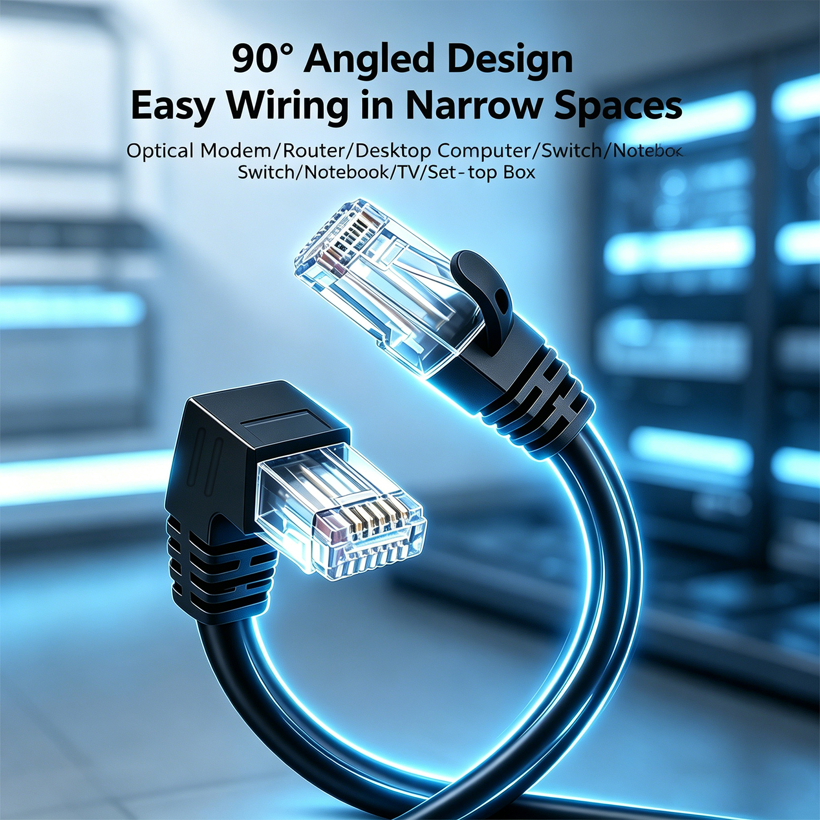 kubie Cat6a RJ45 90 Degree Ang - Patch Panel Cat6 incelemesi ve fiyatı