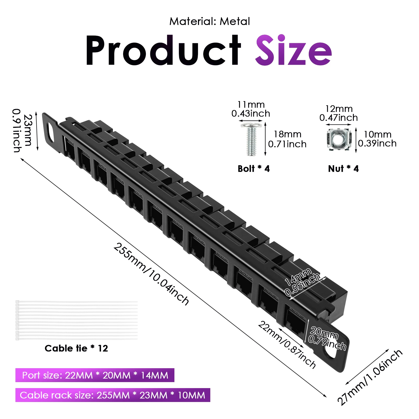 12 Port Patch Panel 10inch 0.5 - Patch Panel Cat6 incelemesi ve fiyatı