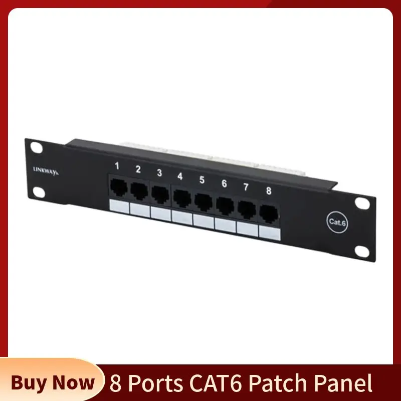 Network Adapter 8 Port CAT6 Pa - Patch Panel Cat6 incelemesi ve fiyatı