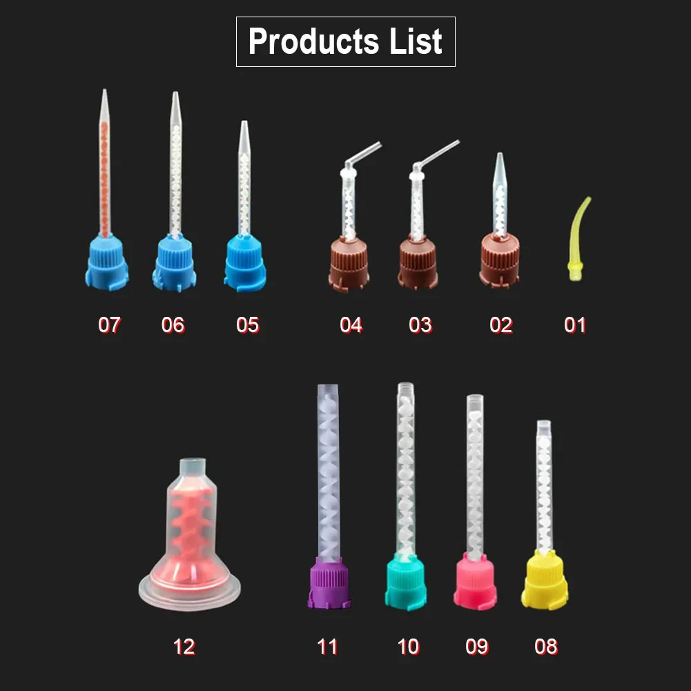 100Pcs/pack Dental Mixing Nozz - Tape Gun Dispenser incelemesi ve fiyatı