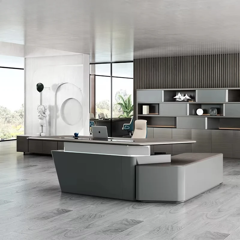 L Shape With Drawer White Luxu - Office Tech Management incelemesi ve fiyatı