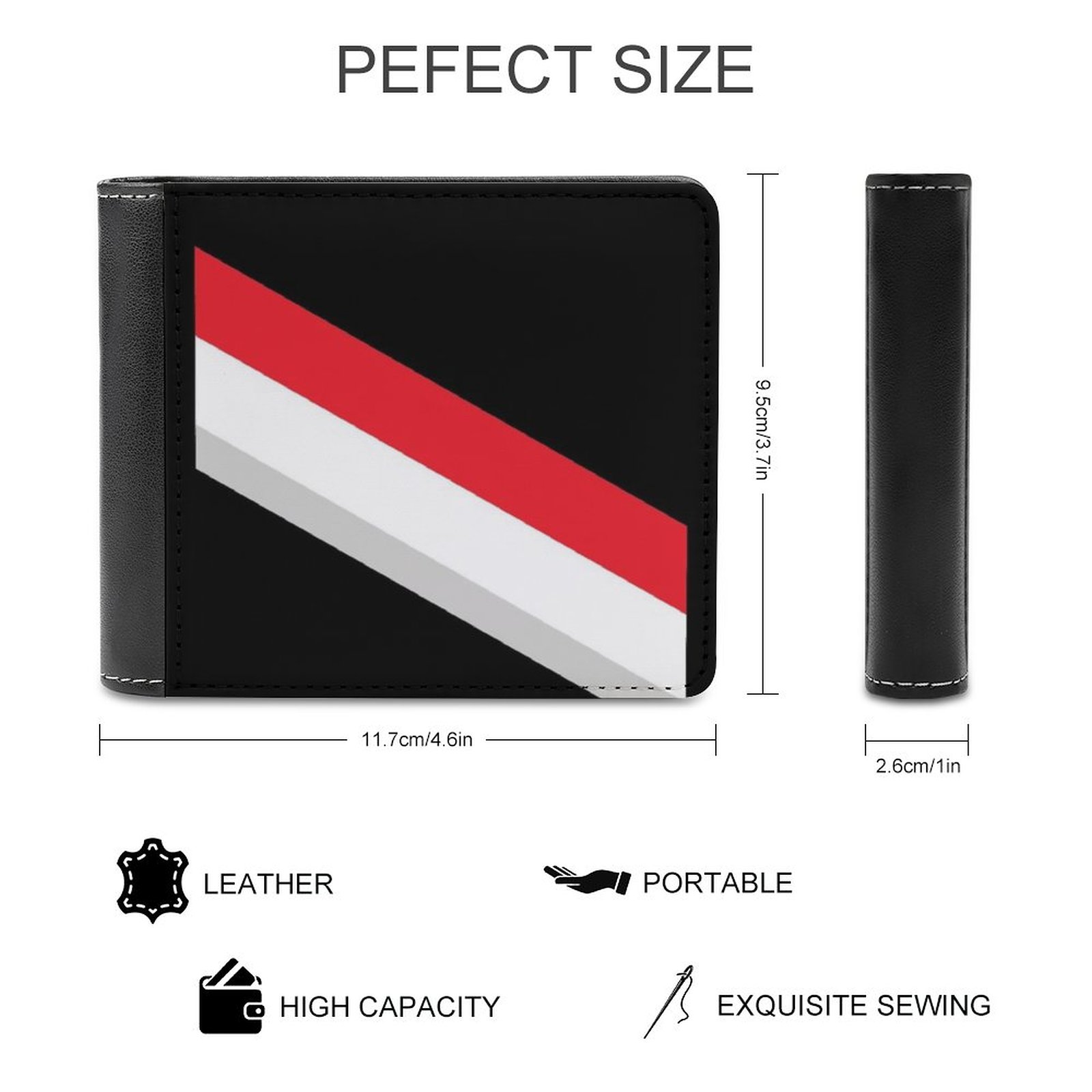 Rapper Jeffy Men's wallet leat - Office Youtuber incelemesi ve fiyatı