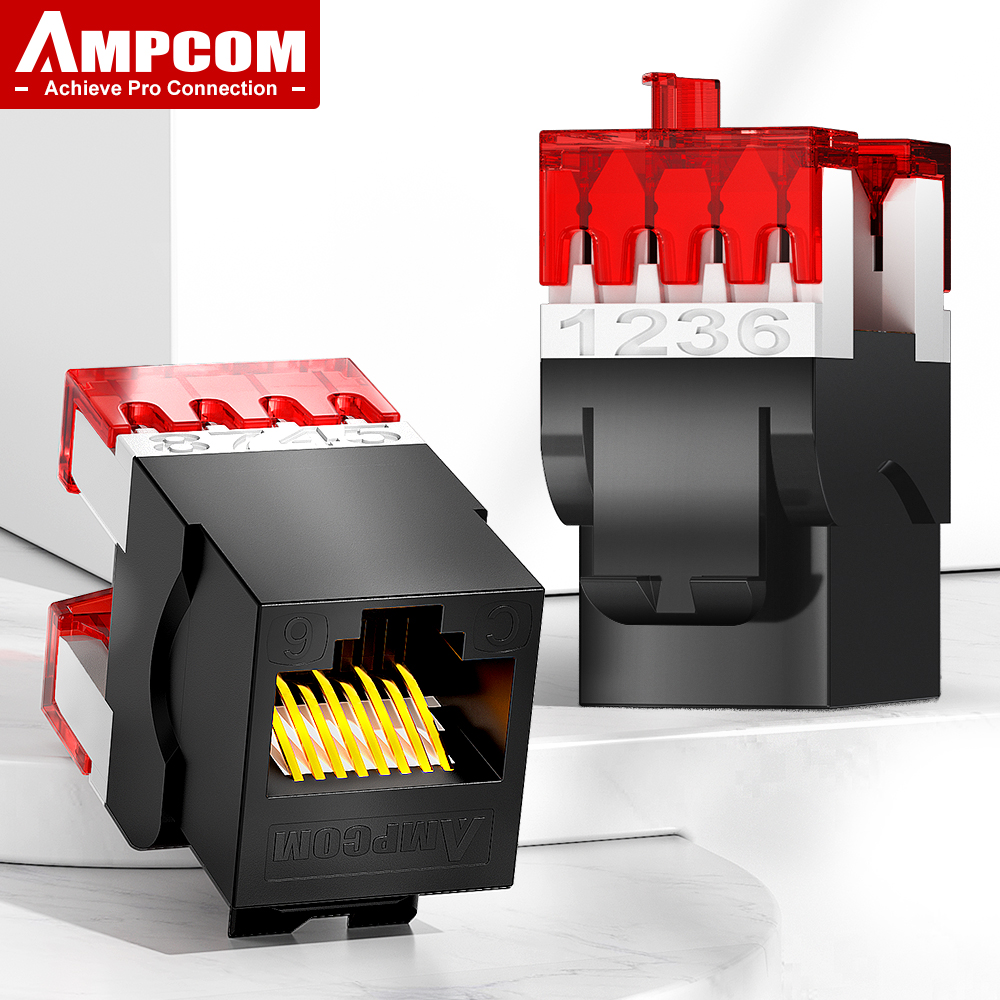 AMPCOM CAT6 RJ45 Keystone Jack - Patch Panel Cat6 incelemesi ve fiyatı