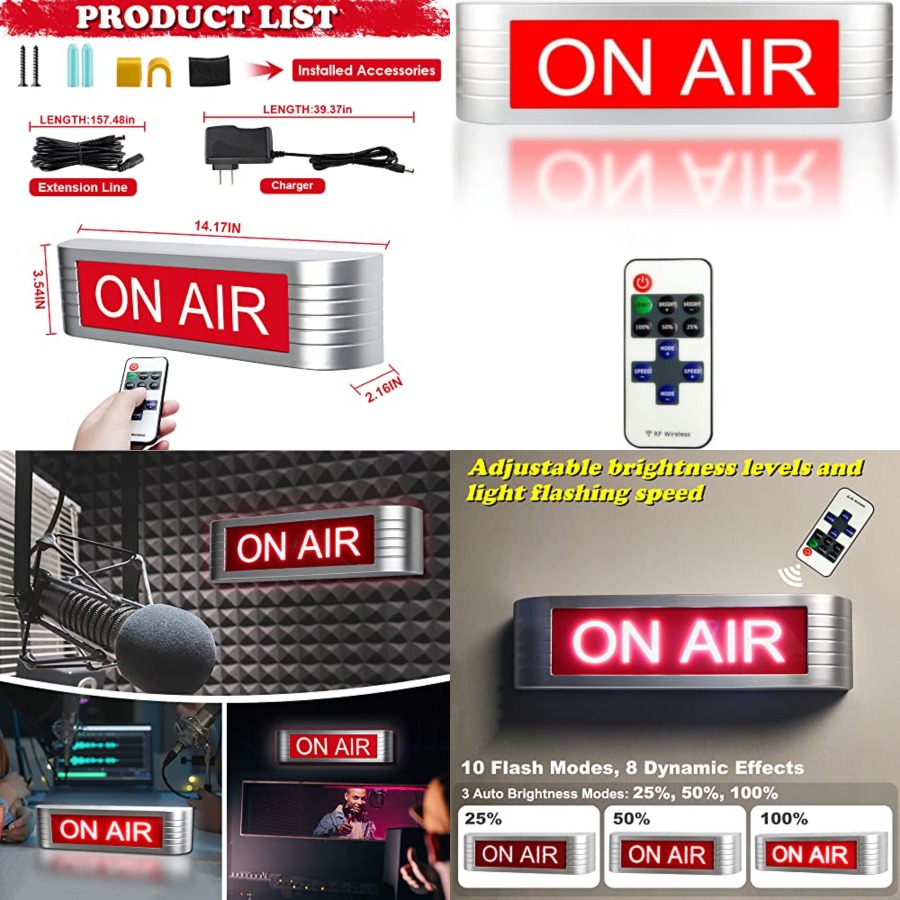ON AIR Light UP Sign Recording - Office Youtuber incelemesi ve fiyatı