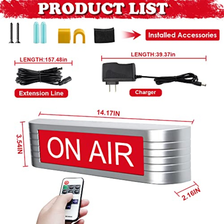 ON AIR Light UP Sign Recording - Office Youtuber incelemesi ve fiyatı