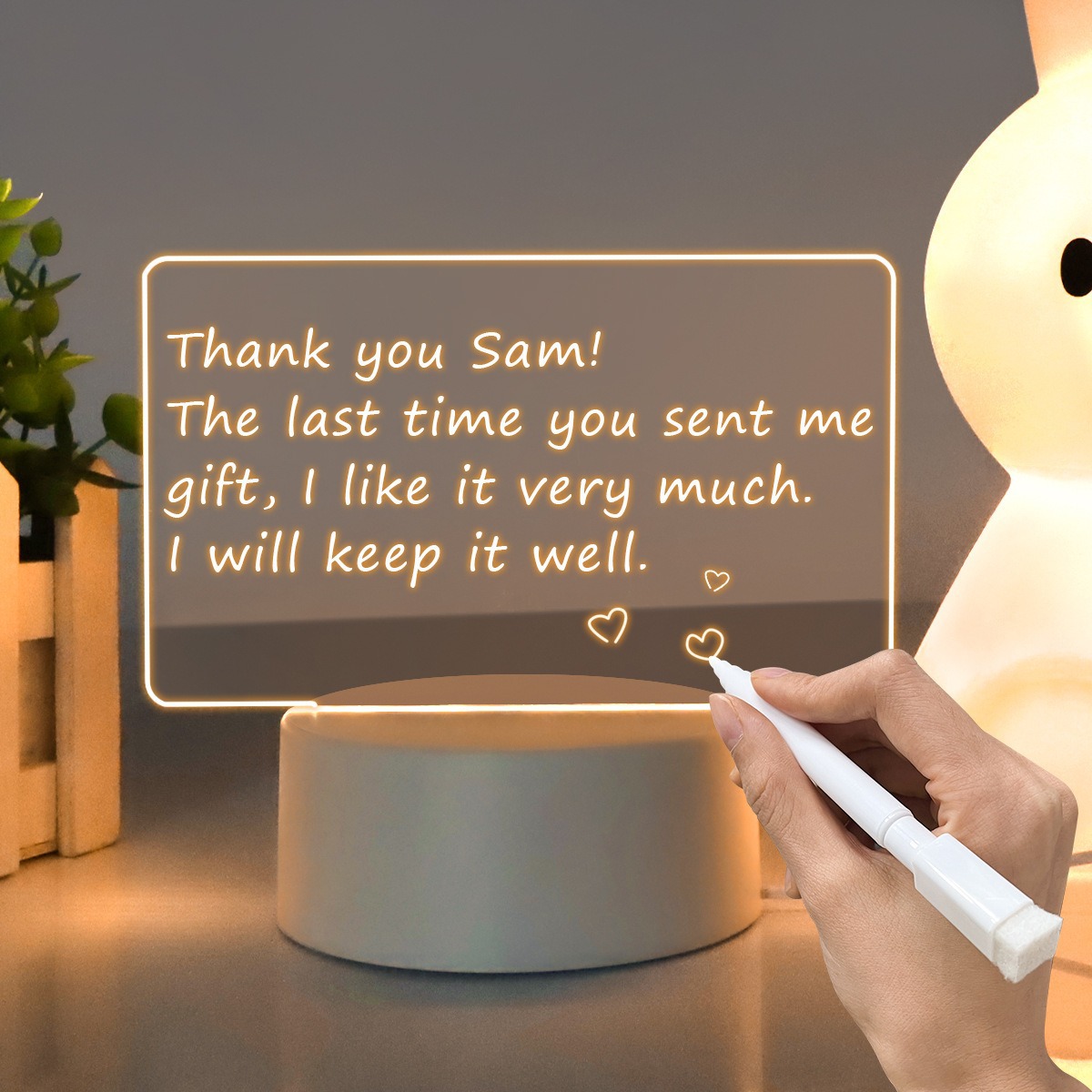 Transparent Luminous LED Night - Office Tech Gadgets incelemesi ve fiyatı