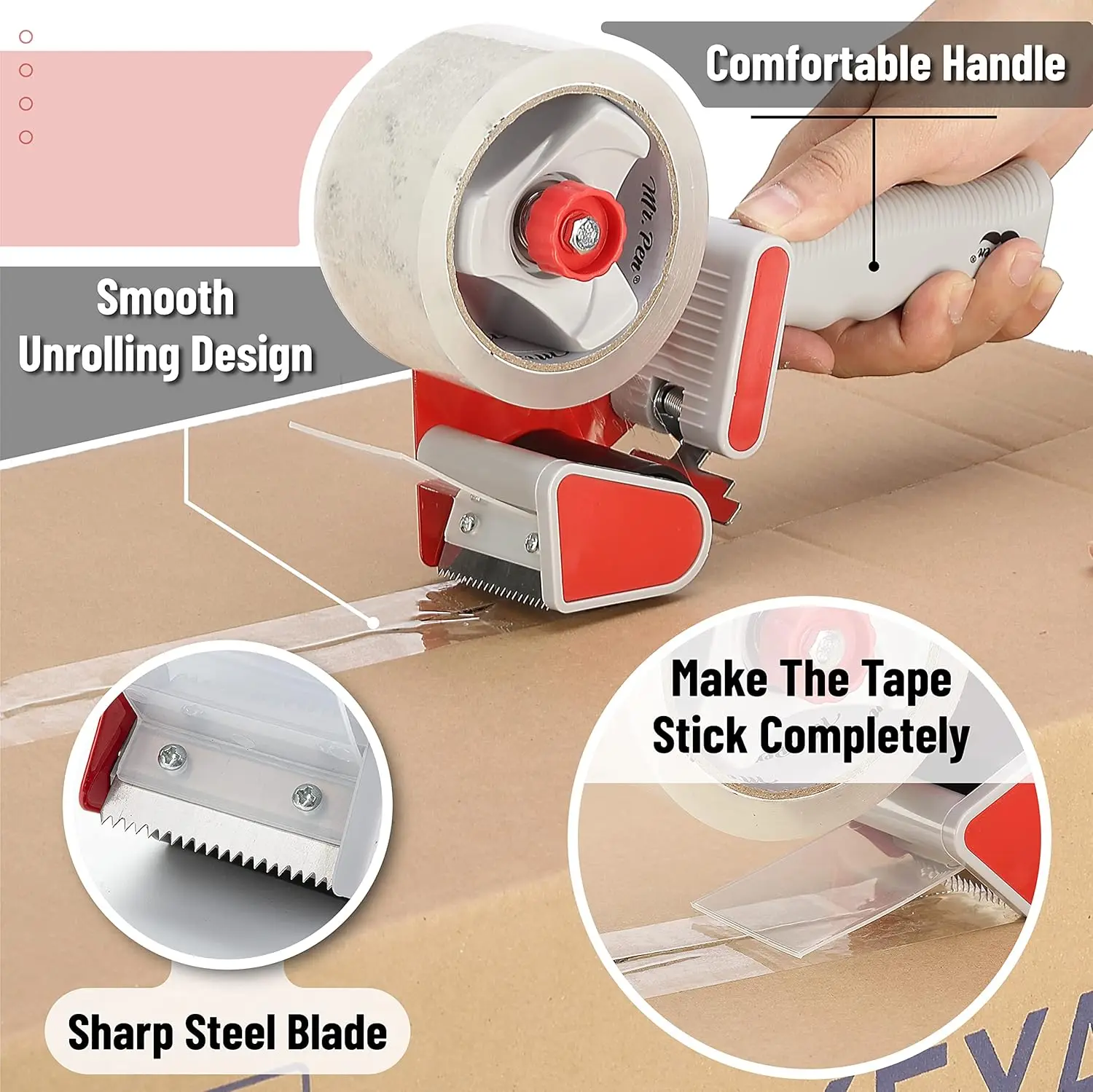 Heavy Duty Packing Tape Dispen - Tape Gun Dispenser incelemesi ve fiyatı