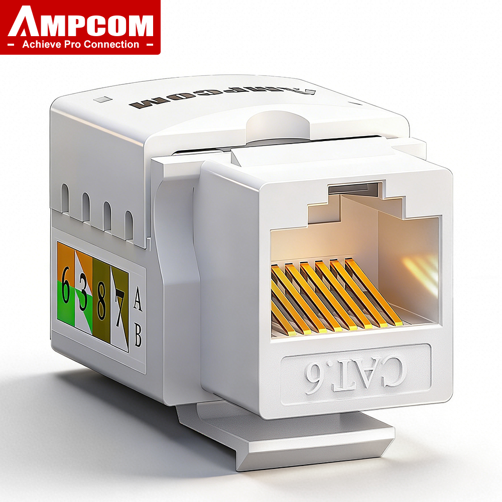 AMPCOM CAT6 RJ45 Keystone Jack - Patch Panel Cat6 incelemesi ve fiyatı