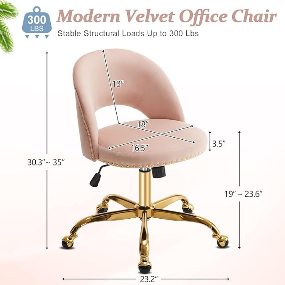 Modern Velvet Small Office Cha - Office Tech Chair incelemesi ve fiyatı