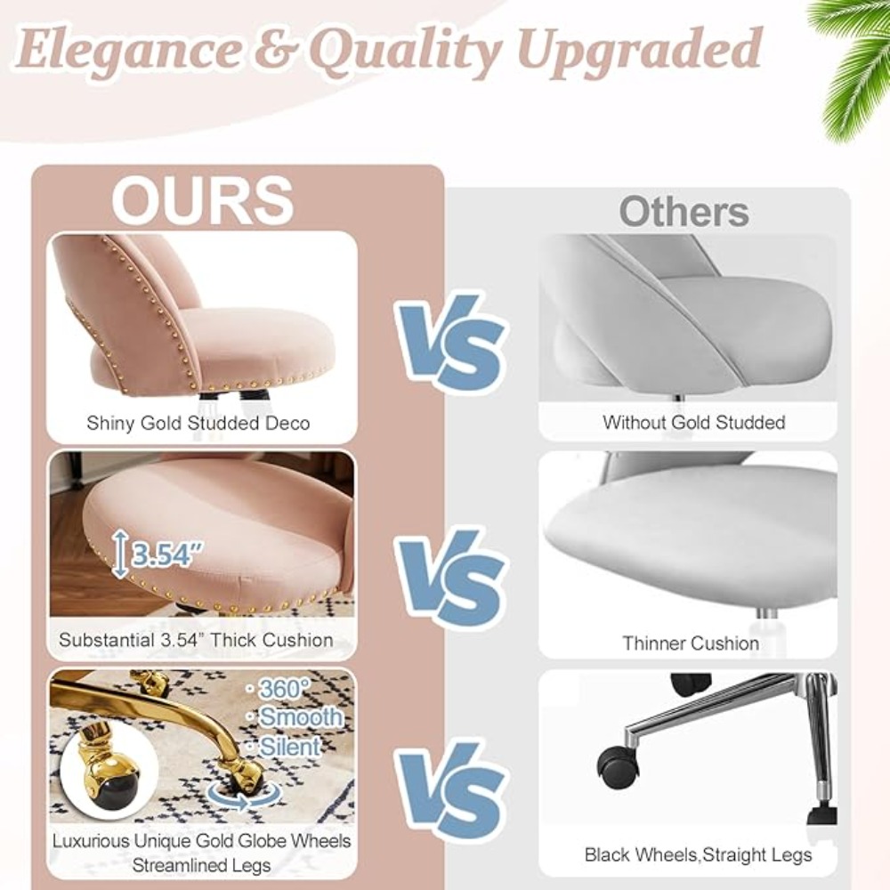 Modern Velvet Small Office Cha - Office Tech Chair incelemesi ve fiyatı