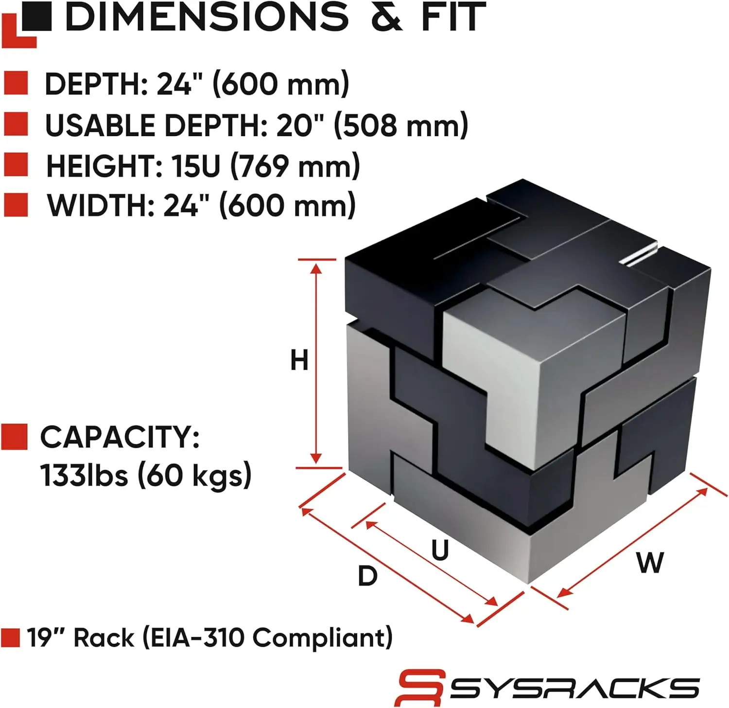 15U Wall Mount Server Rack Cab - Server Rack Shelf incelemesi ve fiyatı