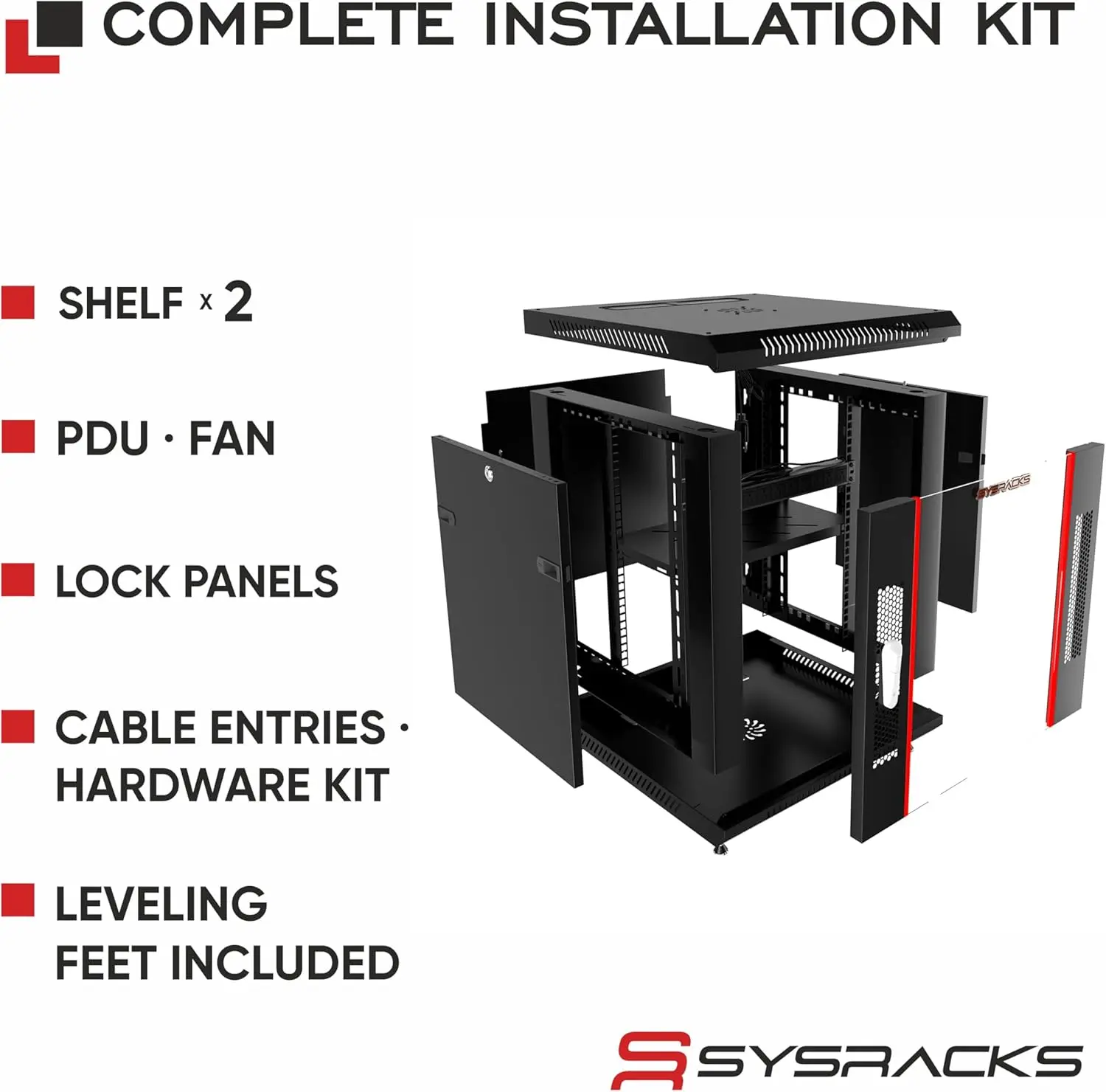 15U Wall Mount Server Rack Cab - Server Rack Shelf incelemesi ve fiyatı