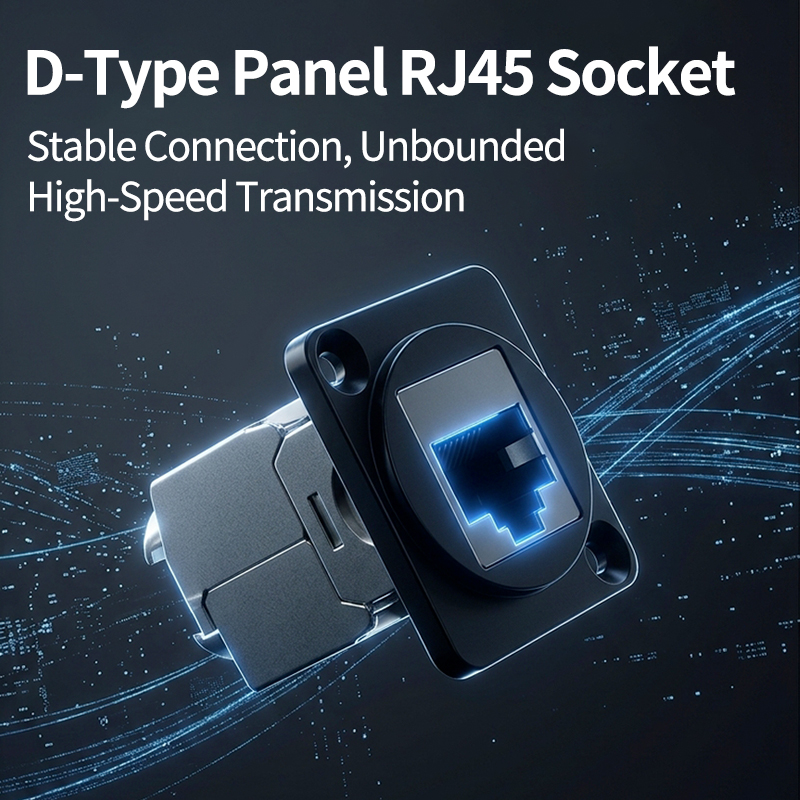 D-Type Panel Mount RJ45 Socket - Patch Panel Cat6 incelemesi ve fiyatı