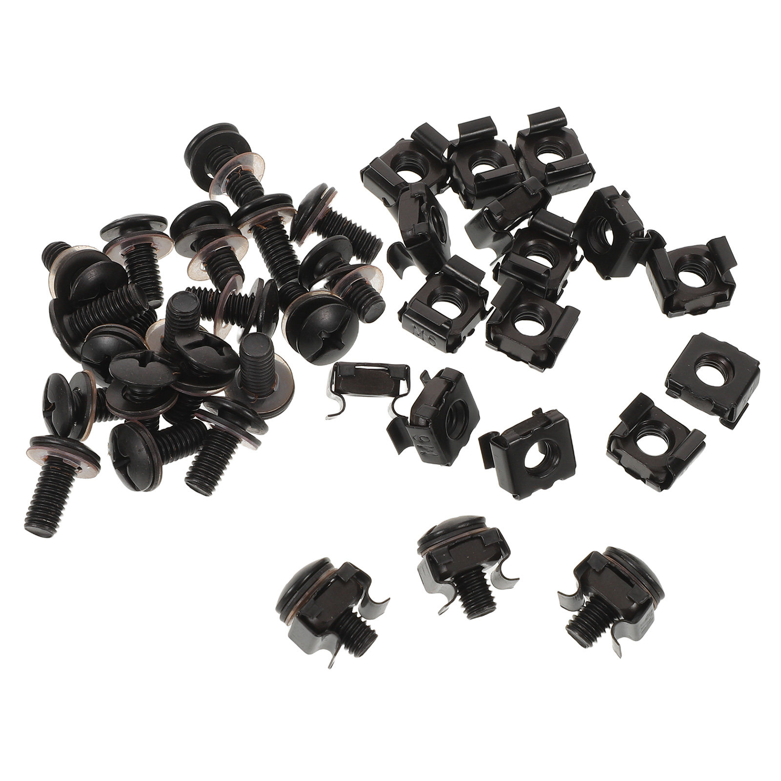 40Pcs Rack Mount Screws M6x14m - Server Rack Shelf incelemesi ve fiyatı