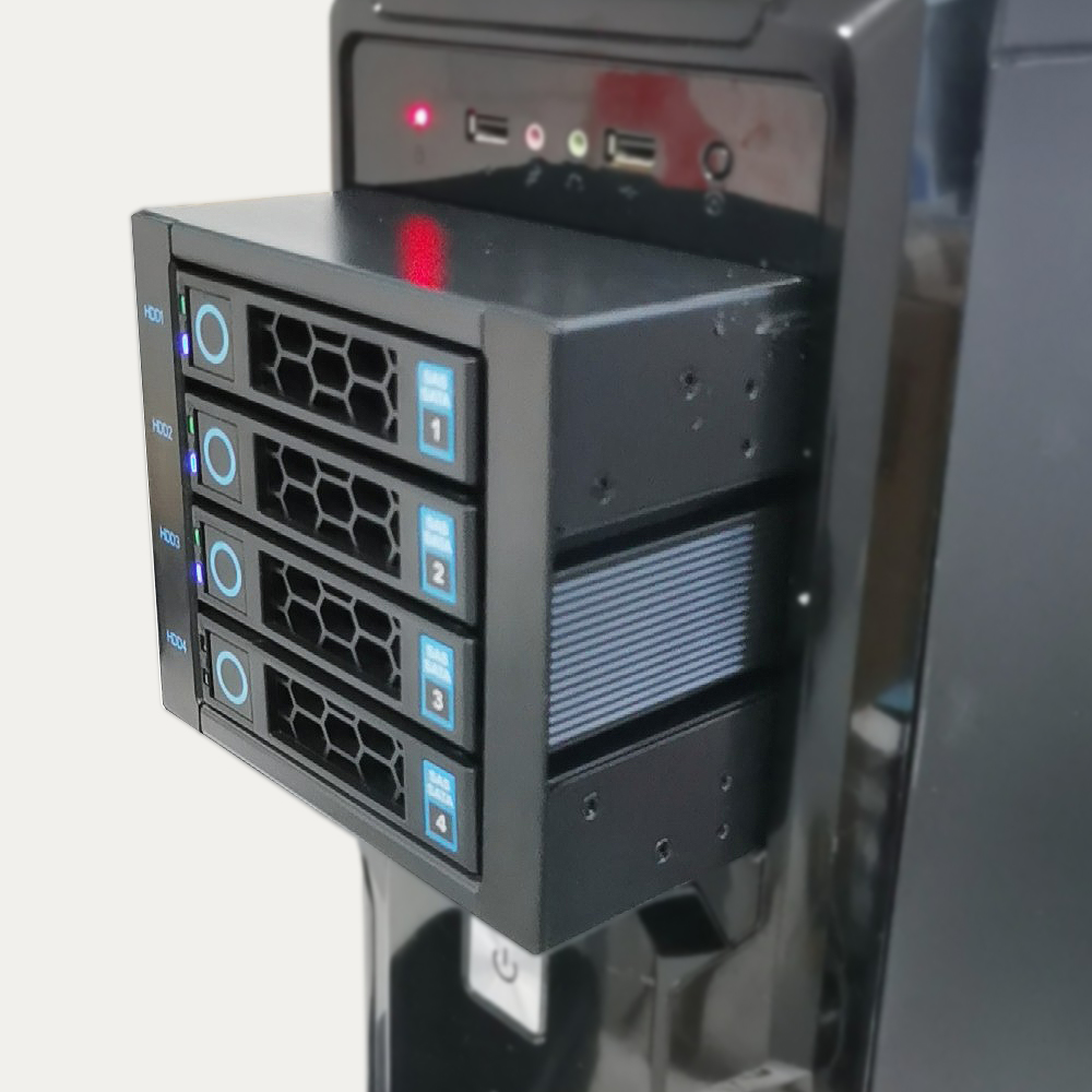 4-Bay Hot Swap Hard Disk Cage  - Server Rack Shelf incelemesi ve fiyatı