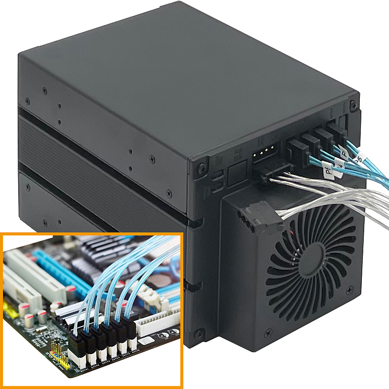 4-Bay Hot Swap Hard Disk Cage  - Server Rack Shelf incelemesi ve fiyatı