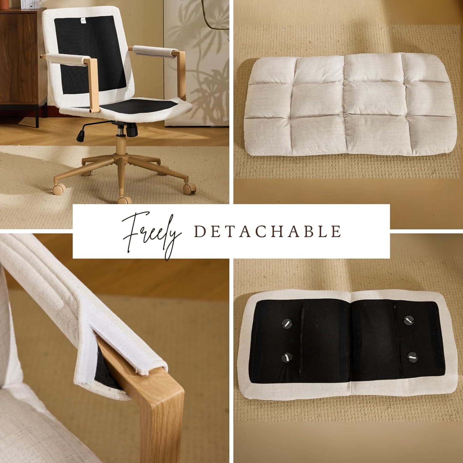 Comfy Linen Office Chair Wheel - Office Tech Chair incelemesi ve fiyatı