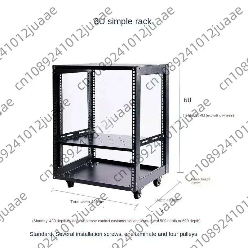 18U Simple Open Network Cabine - Server Rack Shelf incelemesi ve fiyatı