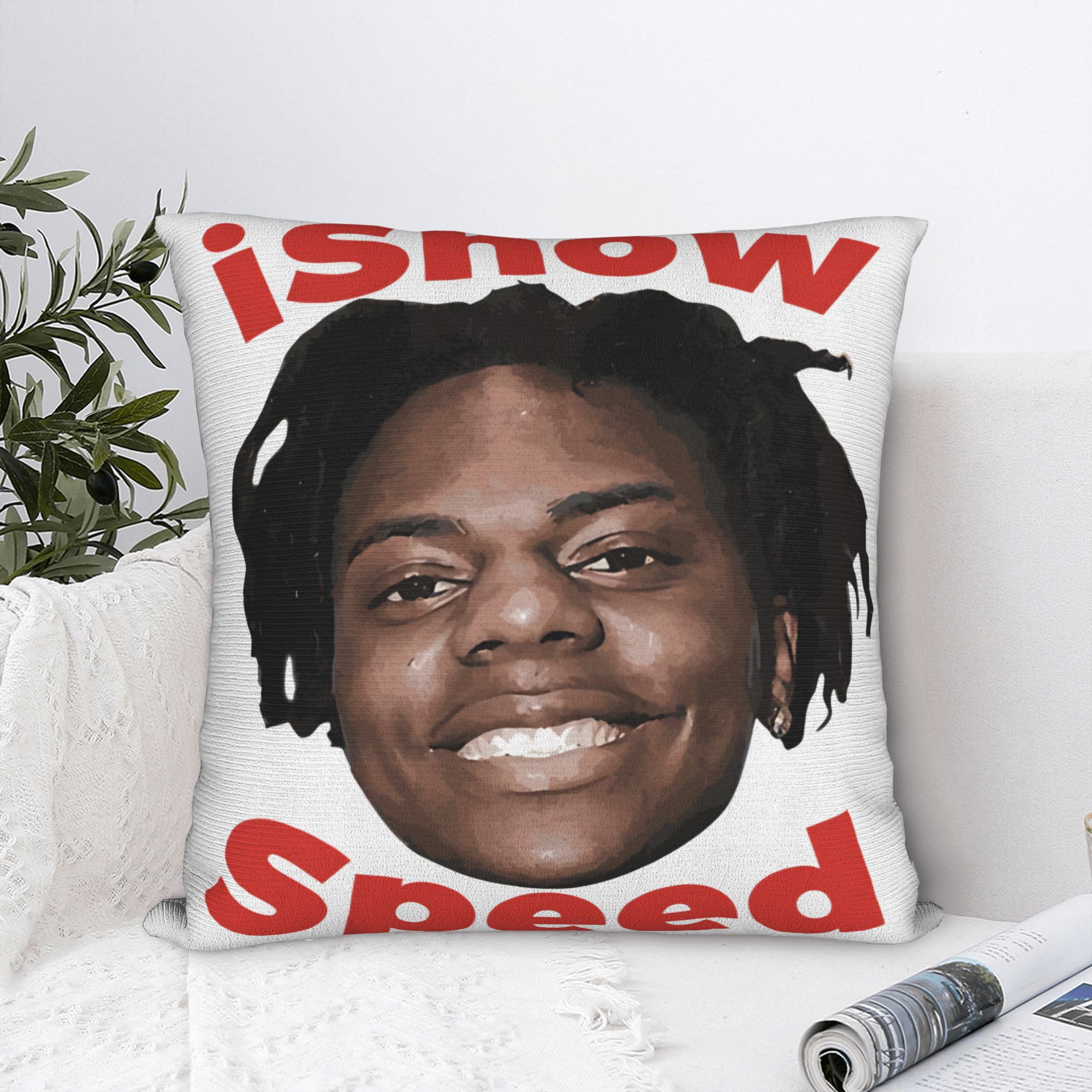 Pillow Cover Funny Ishowspeed  - Office Youtuber incelemesi ve fiyatı