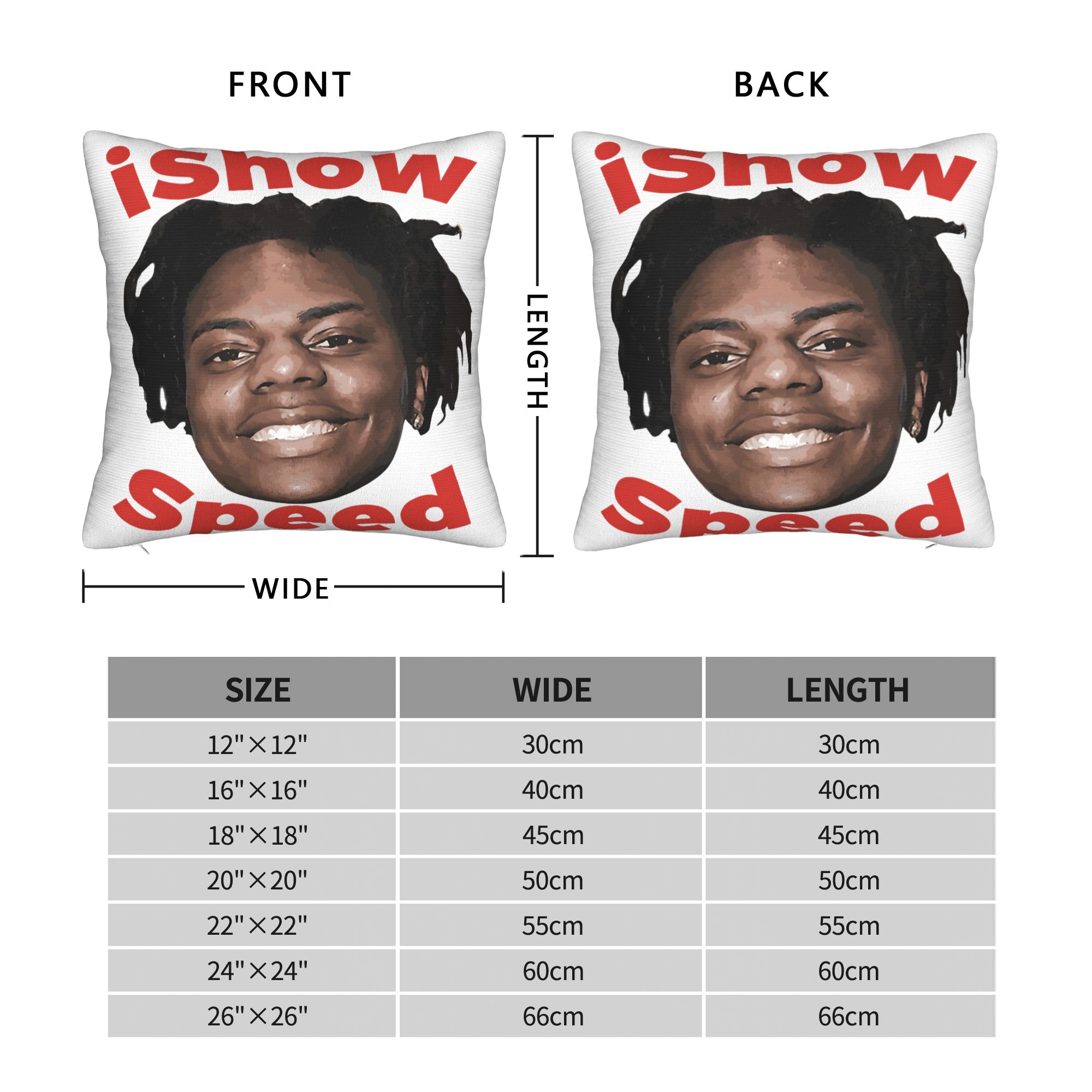 Pillow Cover Funny Ishowspeed  - Office Youtuber incelemesi ve fiyatı