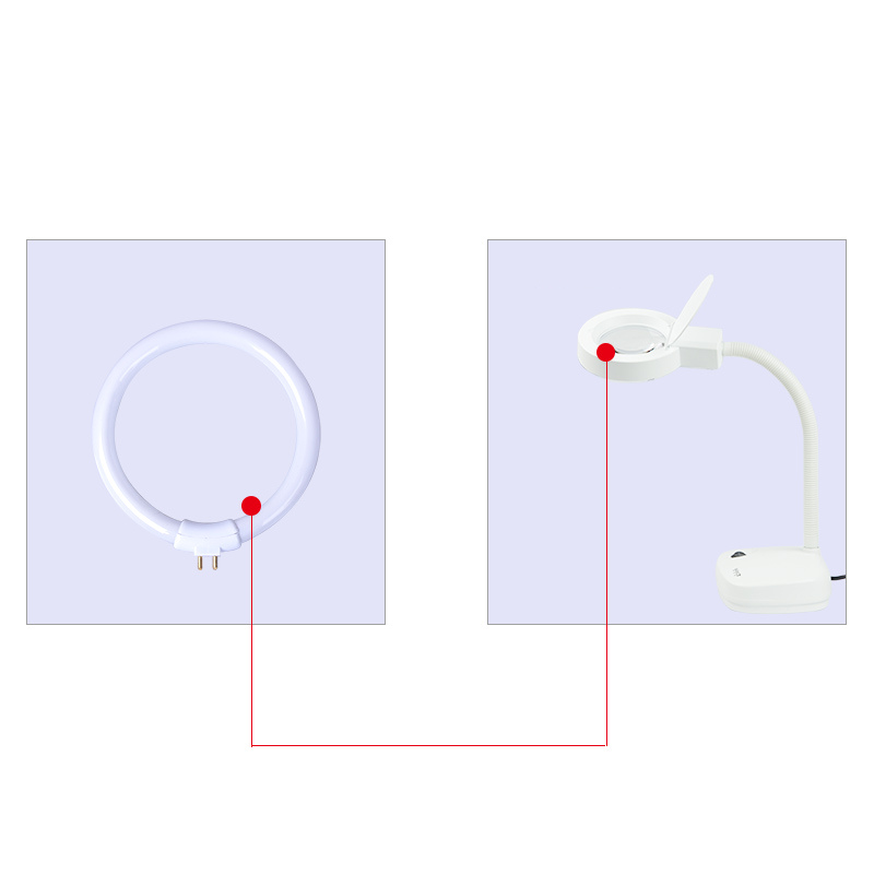 White Small Desk Lamps Bulb Fl - Ring Light Desk Small incelemesi ve fiyatı