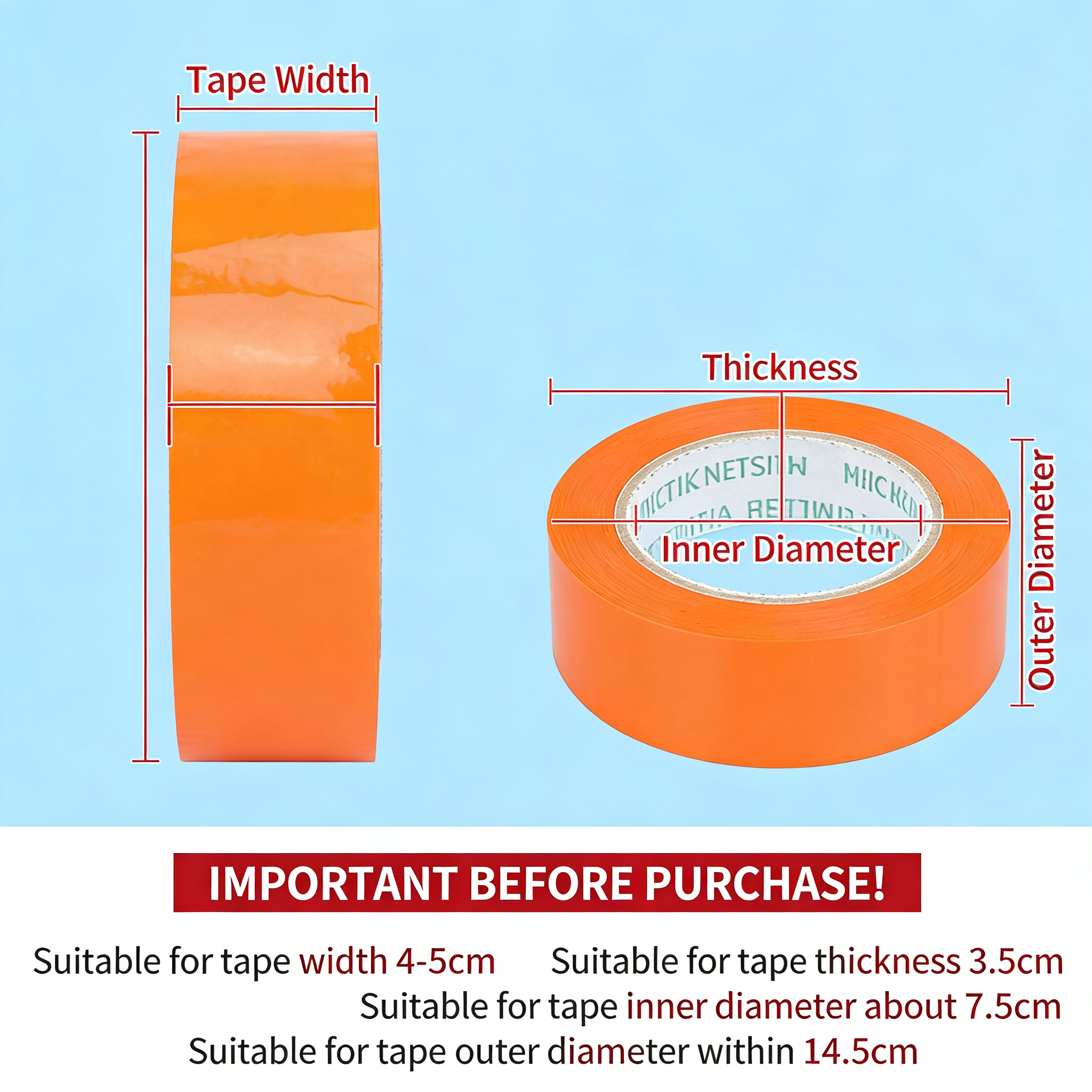 5cm Width Tape Dispenser Heavy - Tape Gun Dispenser incelemesi ve fiyatı