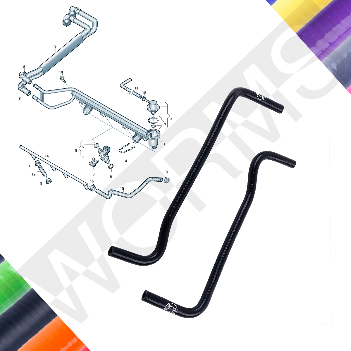 Silicone Fuel Line Hose Tube K - Laminator A3 Hot incelemesi ve fiyatı
